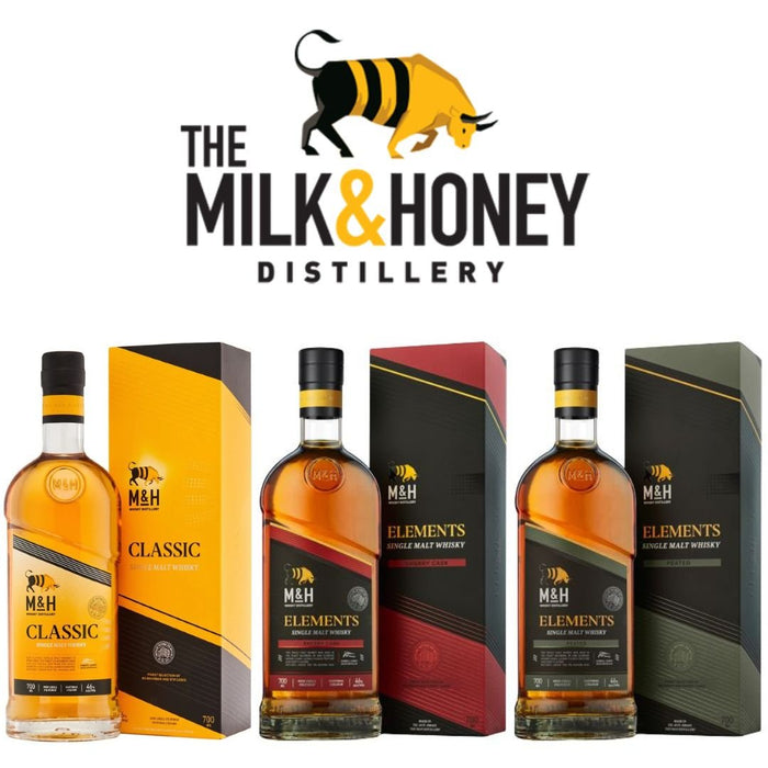 Milk & Honey Bundle Deal( Classic, Peated & Sherry) - Mothercity Liquor
