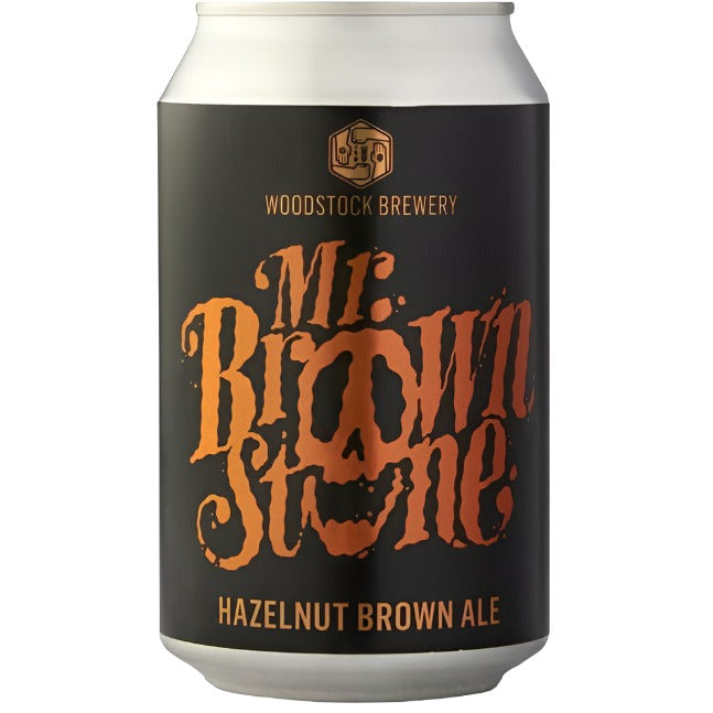 Mr Brownstone Hazelnut Brown Ale by Woodstock Brewery - Mothercity Liquor